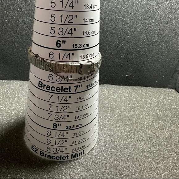 Vintage Hamilton Ladies Mechanical Wind Up Watch Silver Tone Blue Dial 10K R.G.P - Picture 8 of 9